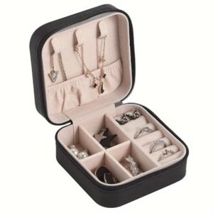 Host Pick🎊Hardcover Case Mini Jewelry Zipper Box